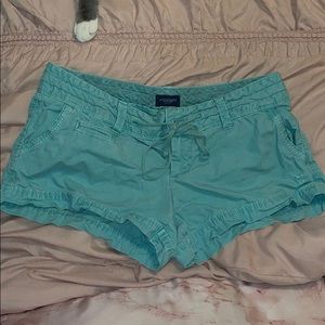 American Eagle teal shorts
